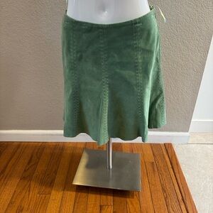 Green Suede Women's Skirt size 2